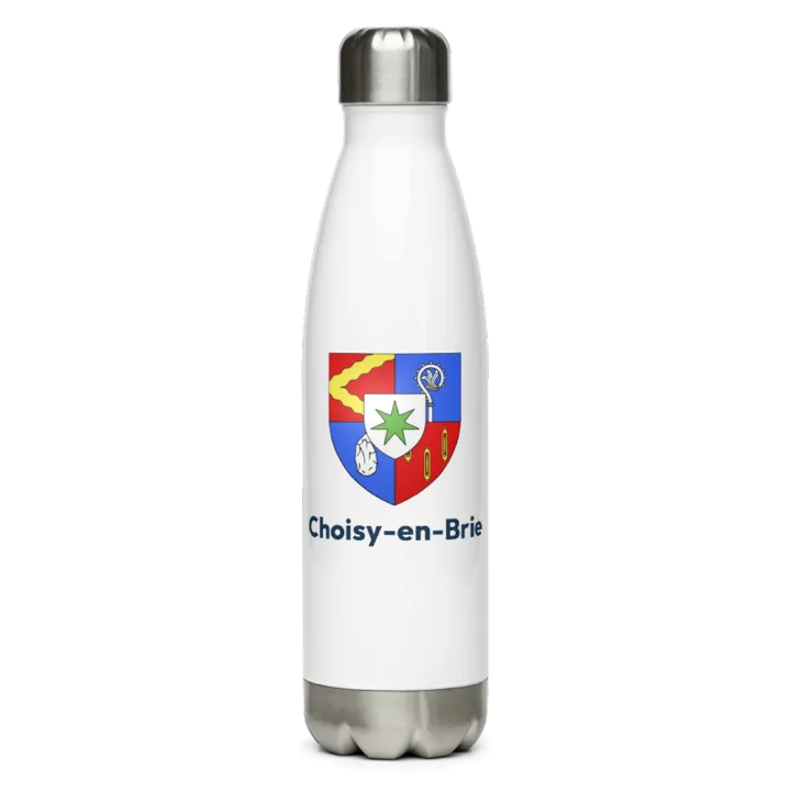 Gourde inox blason de Choisy-en-Brie
