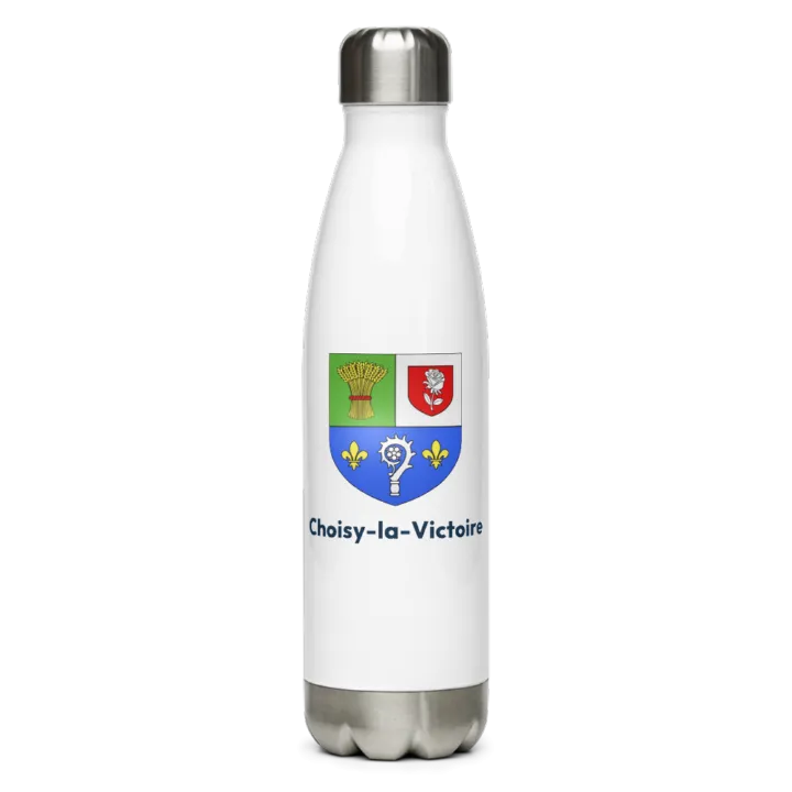 Gourde inox blason de Choisy-la-Victoire