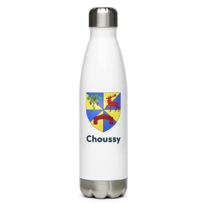 Gourde inox blason de Choussy