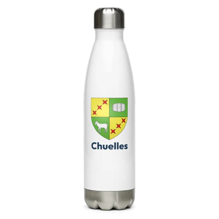 Gourde inox — blason de Chuelles
