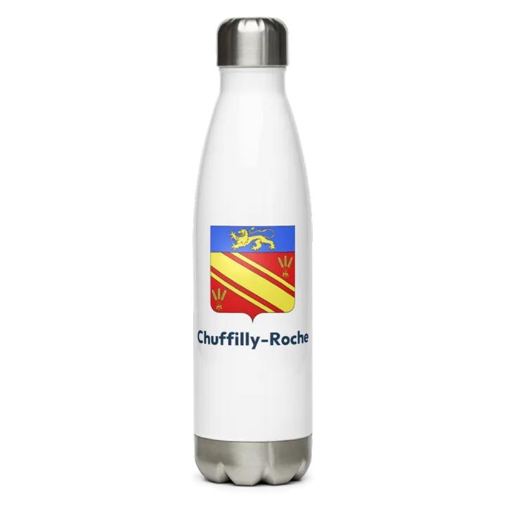 Gourde inox blason de Chuffilly-Roche