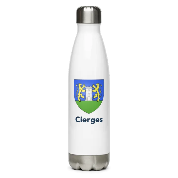 Gourde inox blason de Cierges