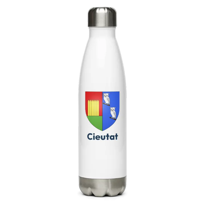 Gourde inox blason de Cieutat