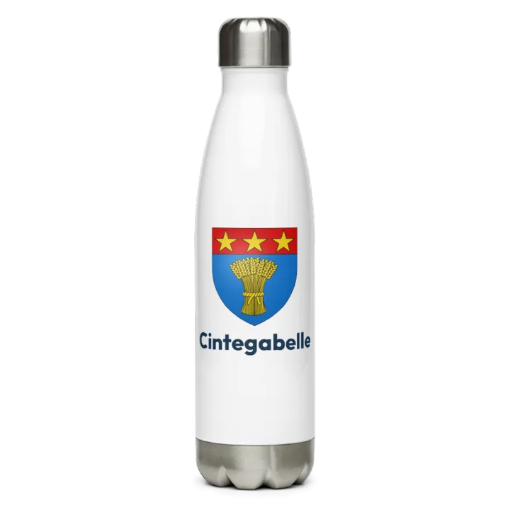 Gourde inox blason de Cintegabelle