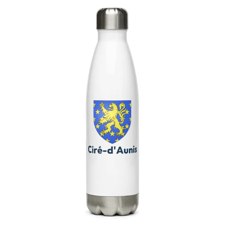 Gourde inox blason de Ciré-d'Aunis