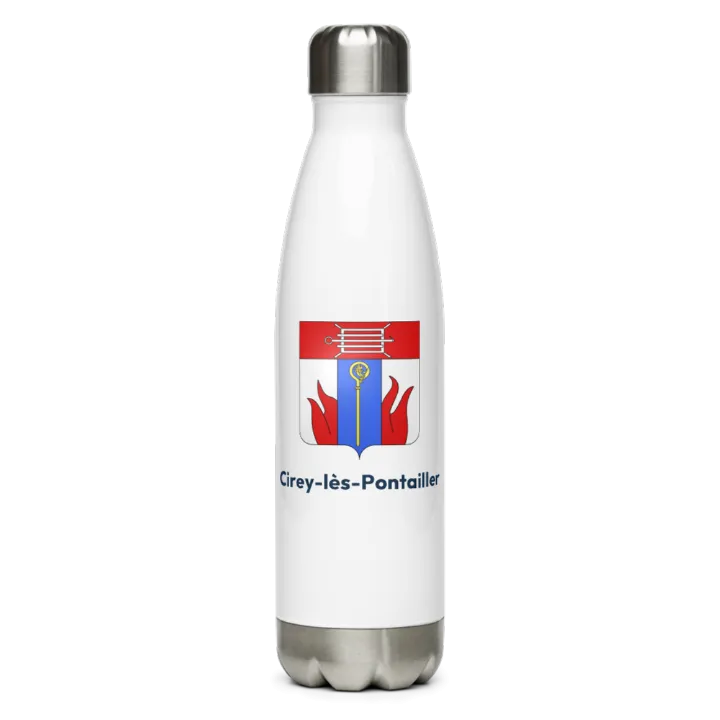 Gourde inox blason de Cirey-lès-Pontailler