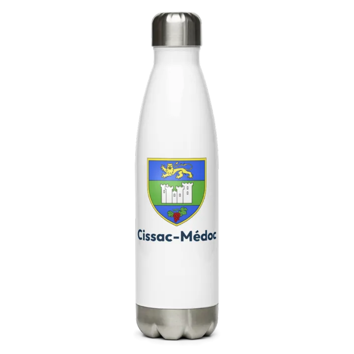 Gourde inox blason de Cissac-Médoc