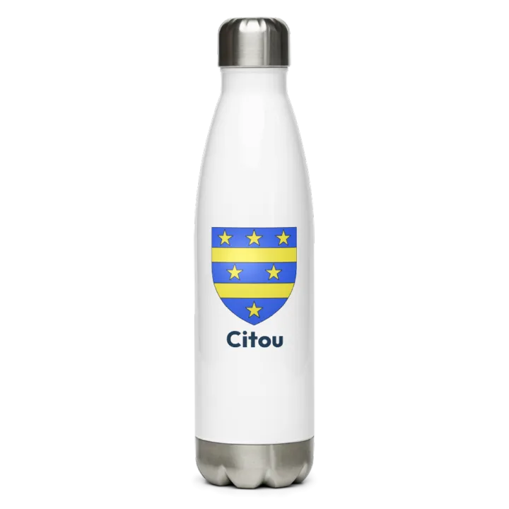 Gourde inox blason de Citou
