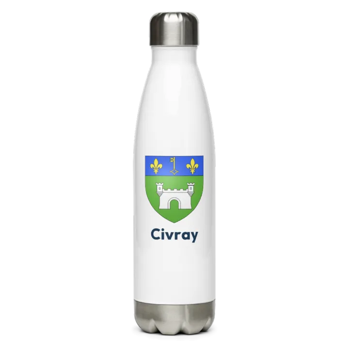 Gourde inox blason de Civray
