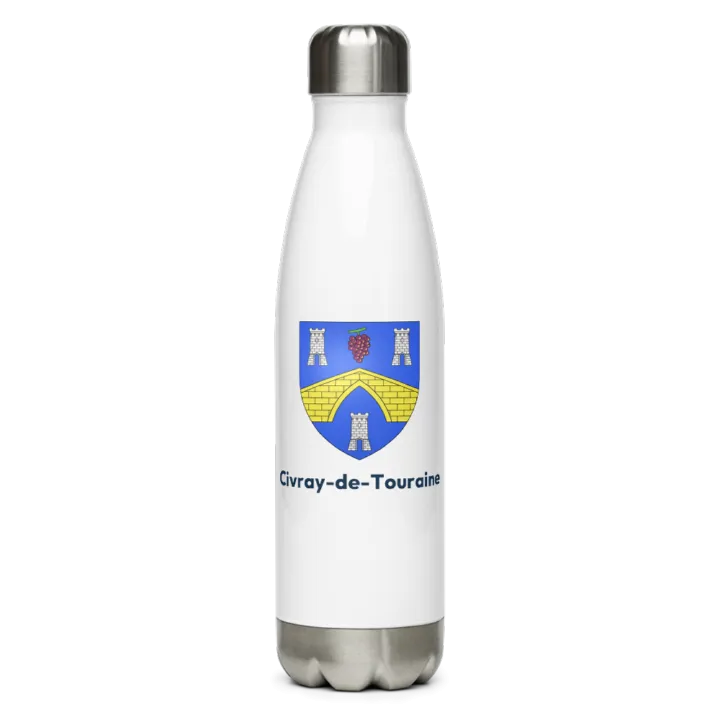 Gourde inox blason de Civray-de-Touraine