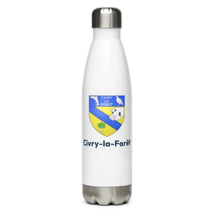 Gourde inox blason de Civry-la-Forêt