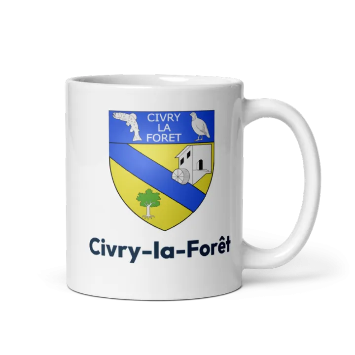 Mug blason de Civry-la-Forêt