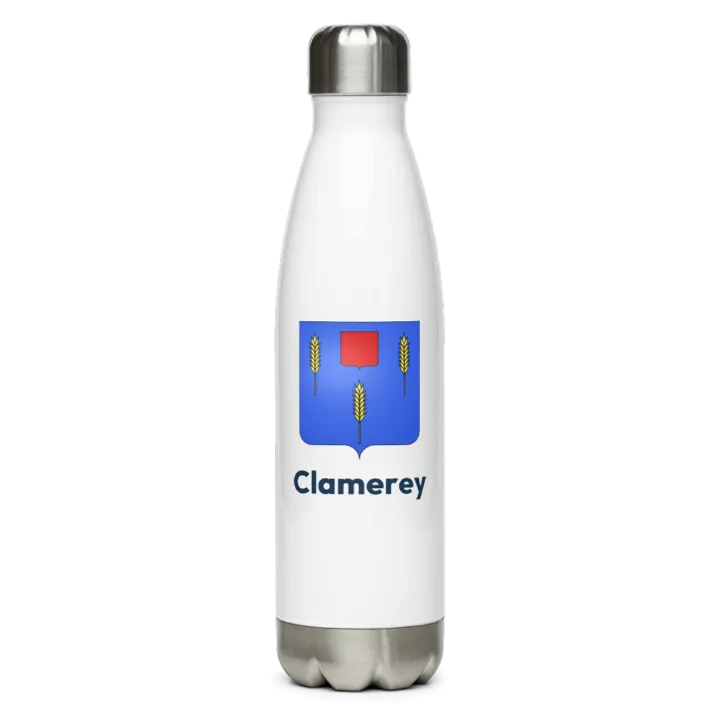 Gourde inox blason de Clamerey