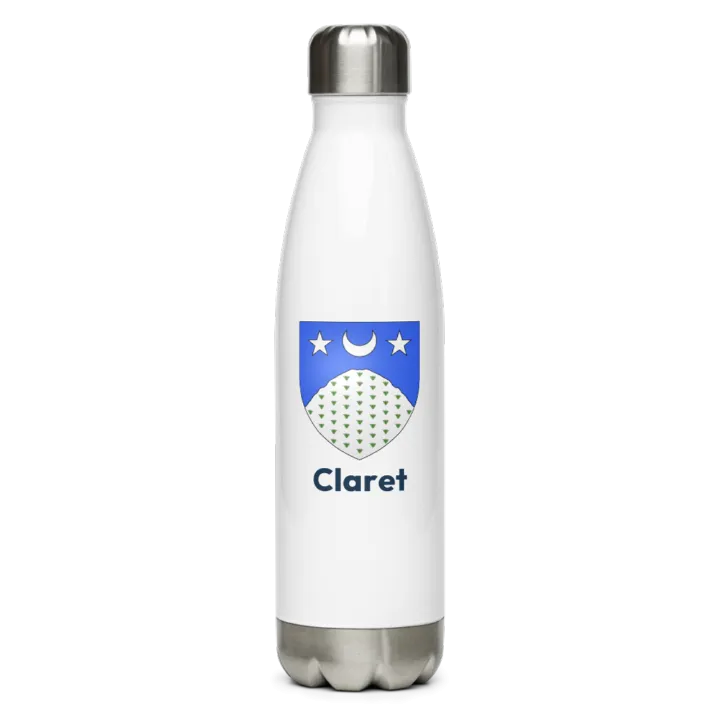 Gourde inox blason de Claret