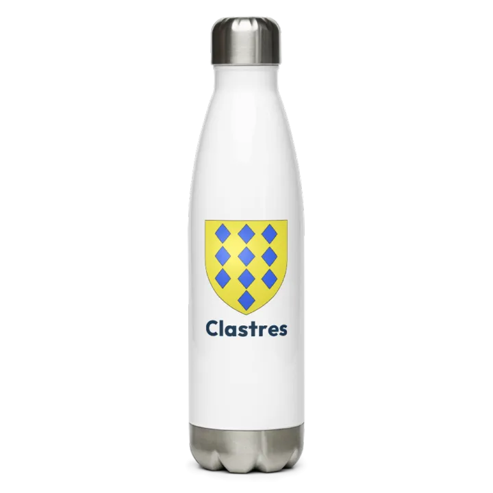 Gourde inox blason de Clastres