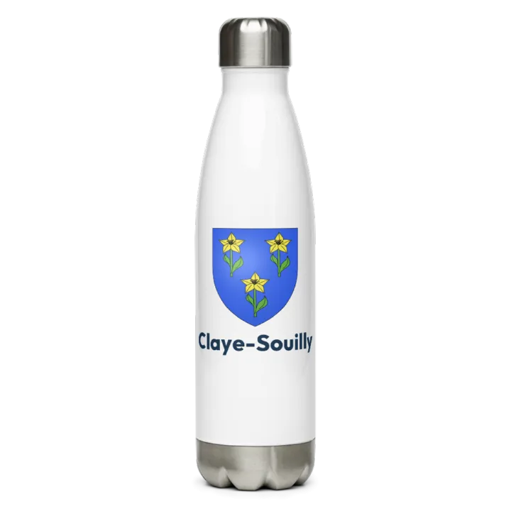 Gourde inox blason de Claye-Souilly