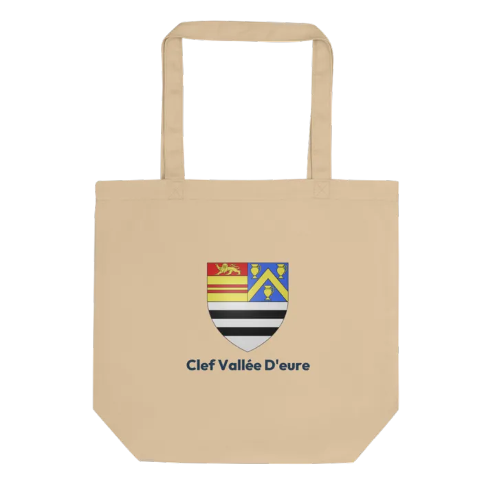 Tote bag coton bio — blason de Clef Vallée d'Eure
