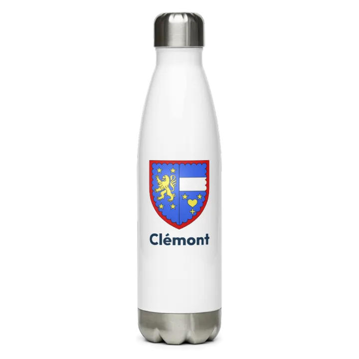 Gourde inox blason de Clémont