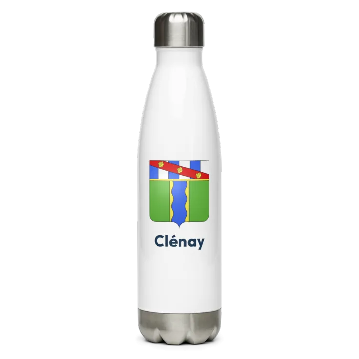 Gourde inox blason de Clénay