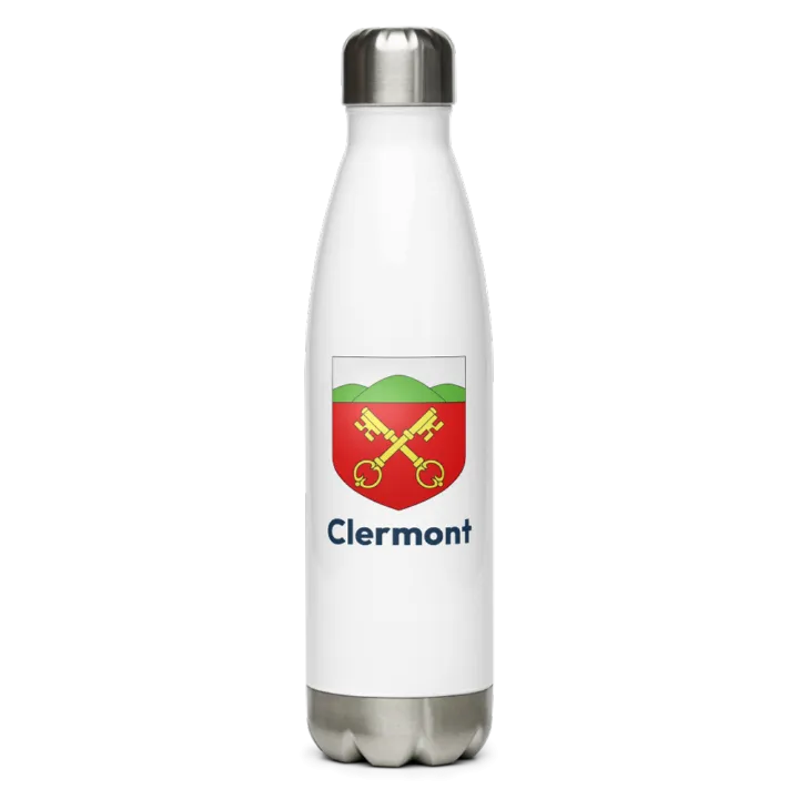Gourde inox blason de Clermont