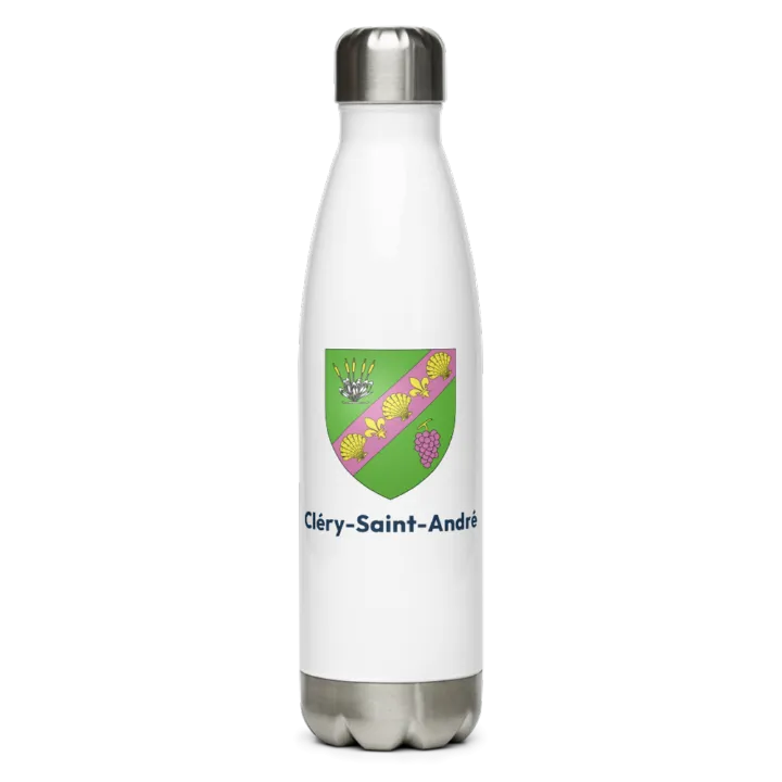 Gourde inox blason de Cléry-Saint-André
