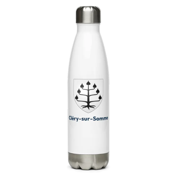 Gourde inox blason de Cléry-sur-Somme