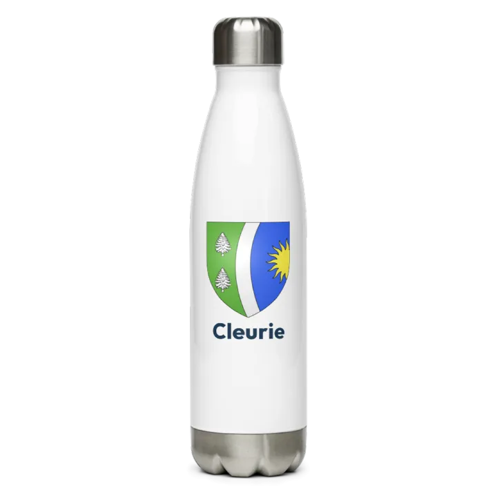 Gourde inox blason de Cleurie