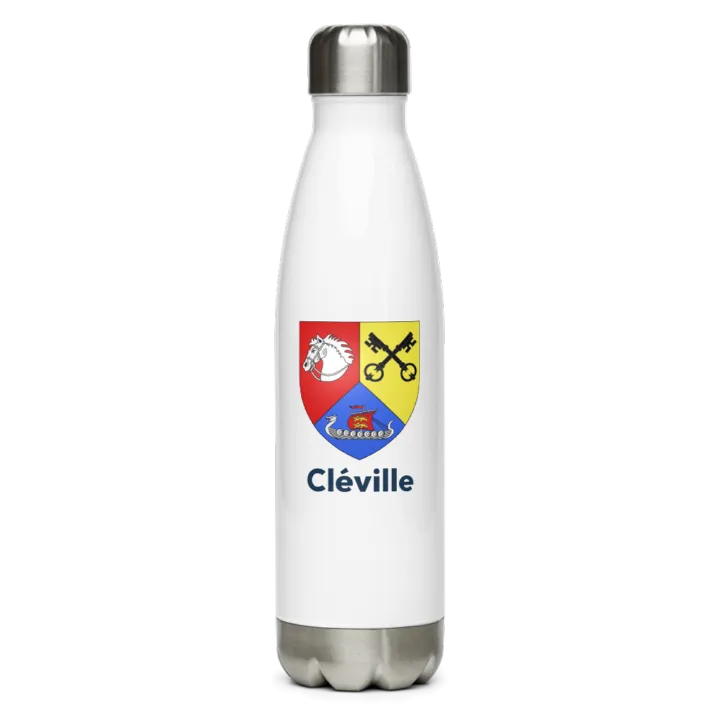 Gourde inox blason de Cléville