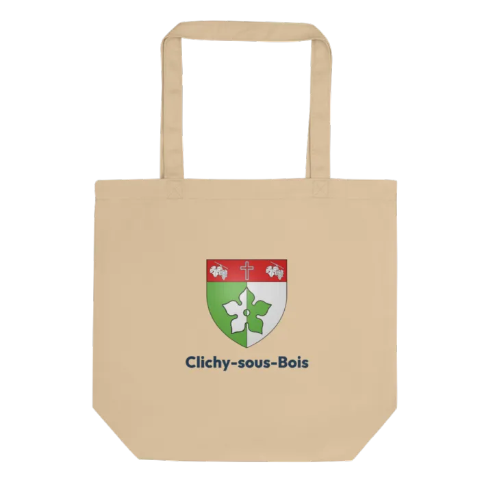 Tote bag coton bio — blason de Clichy-sous-Bois