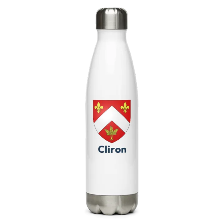 Gourde inox blason de Cliron