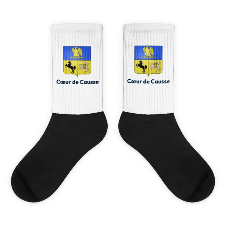 Chaussettes — blason de Cœur de Causse