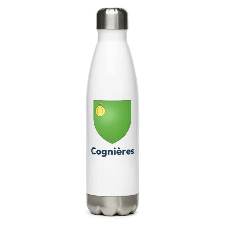 Gourde inox blason de Cognières