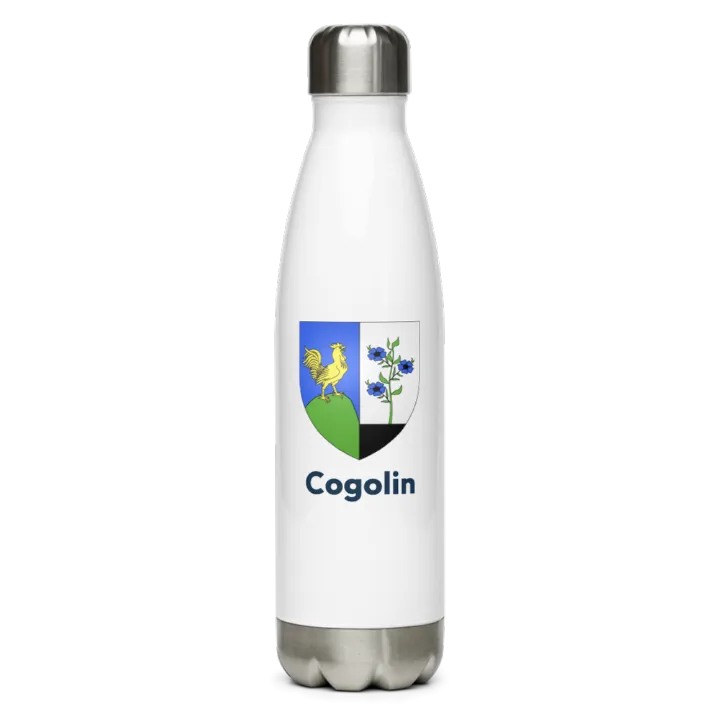 Gourde inox blason de Cogolin