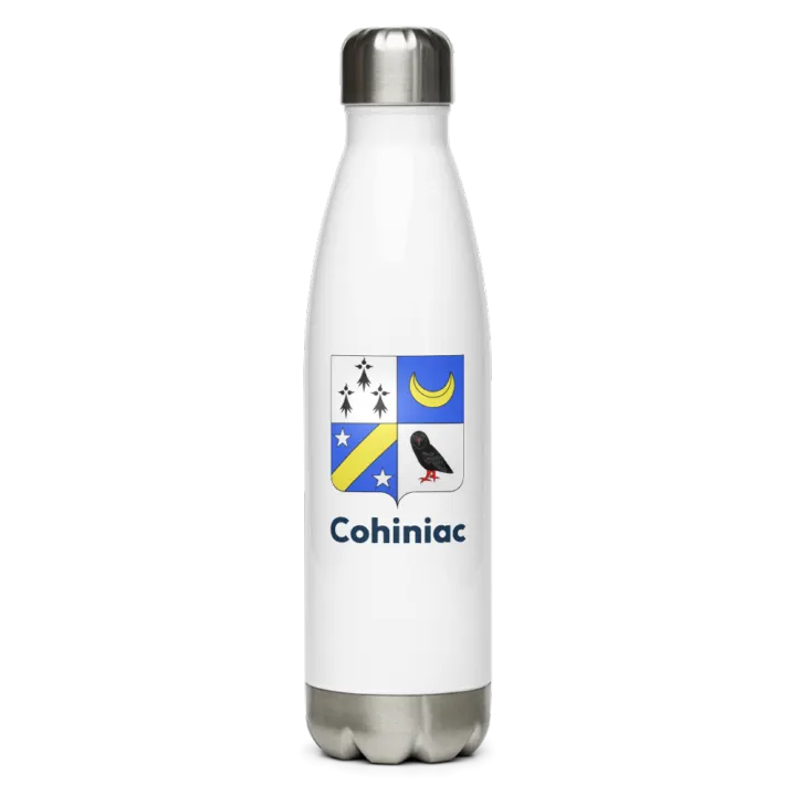 Gourde inox blason de Cohiniac