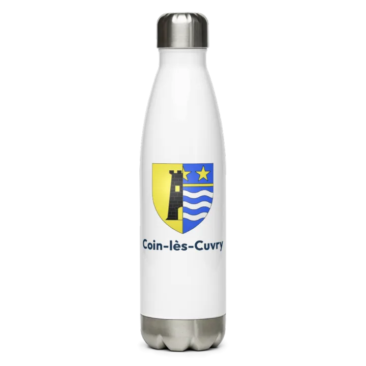 Gourde inox blason de Coin-lès-Cuvry