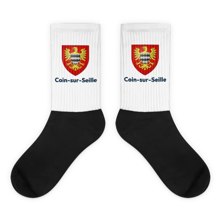 Chaussettes — blason de Coin-sur-Seille
