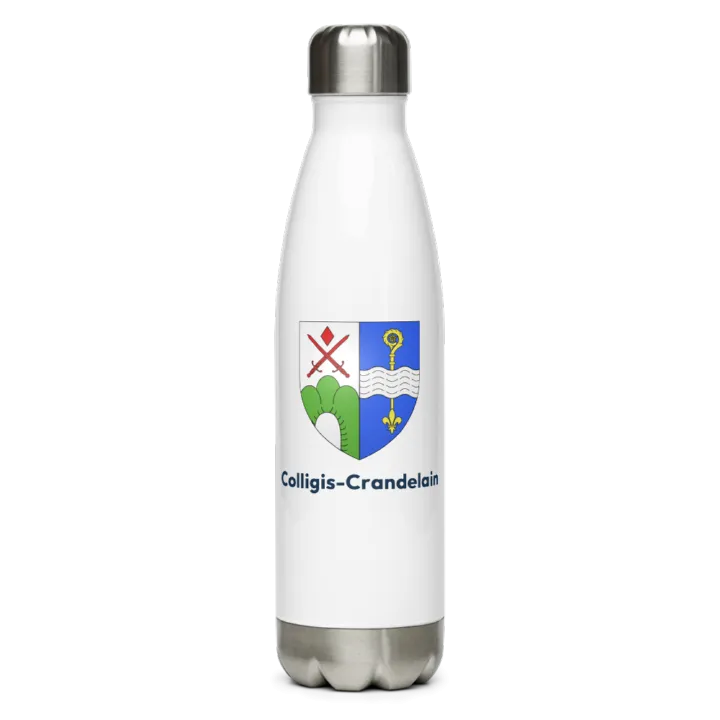 Gourde inox blason de Colligis-Crandelain