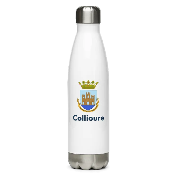 Gourde inox blason de Collioure