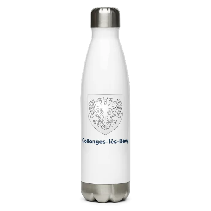 Gourde inox — blason de Collonges-lès-Bévy