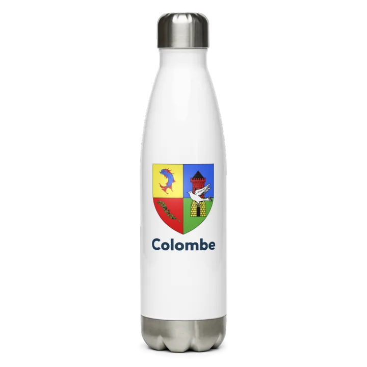 Gourde inox blason de Colombe