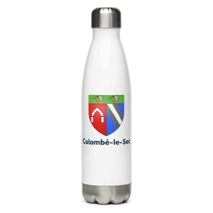 Gourde inox blason de Colombé-le-Sec
