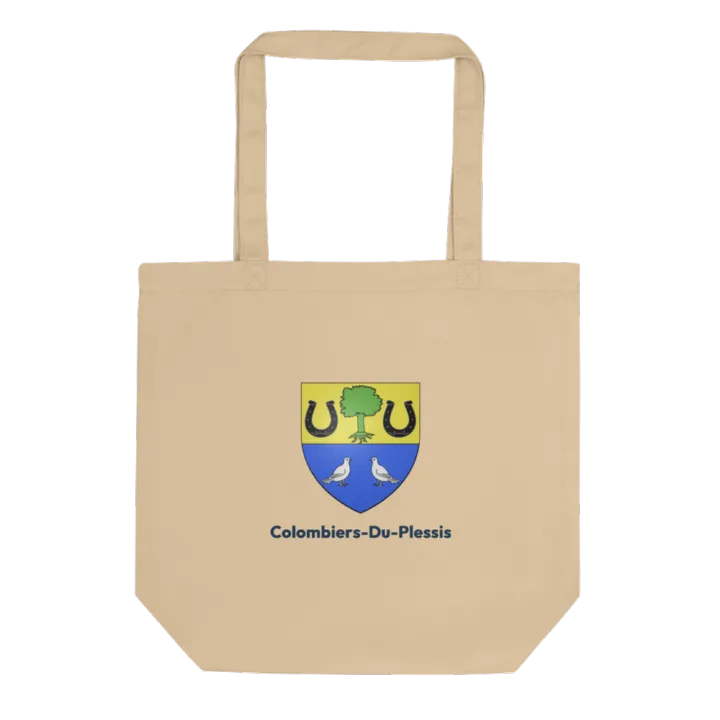 Tote bag coton bio — blason de Colombiers-du-Plessis