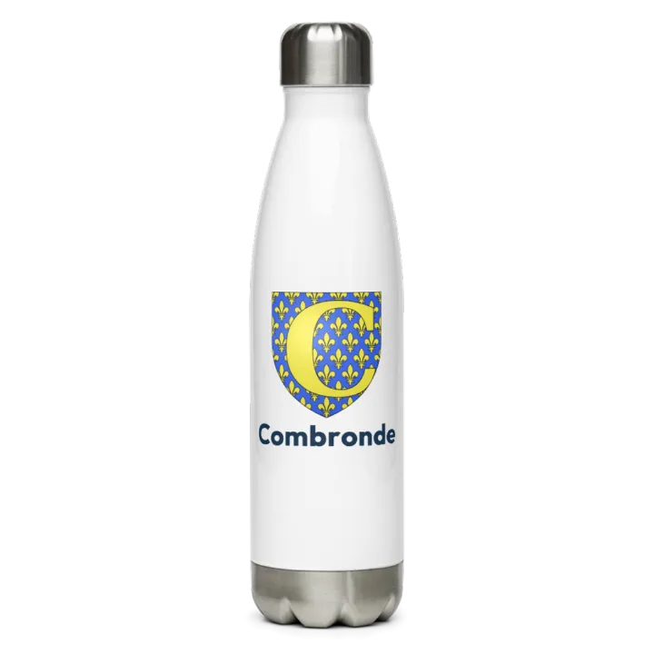 Gourde inox blason de Combronde