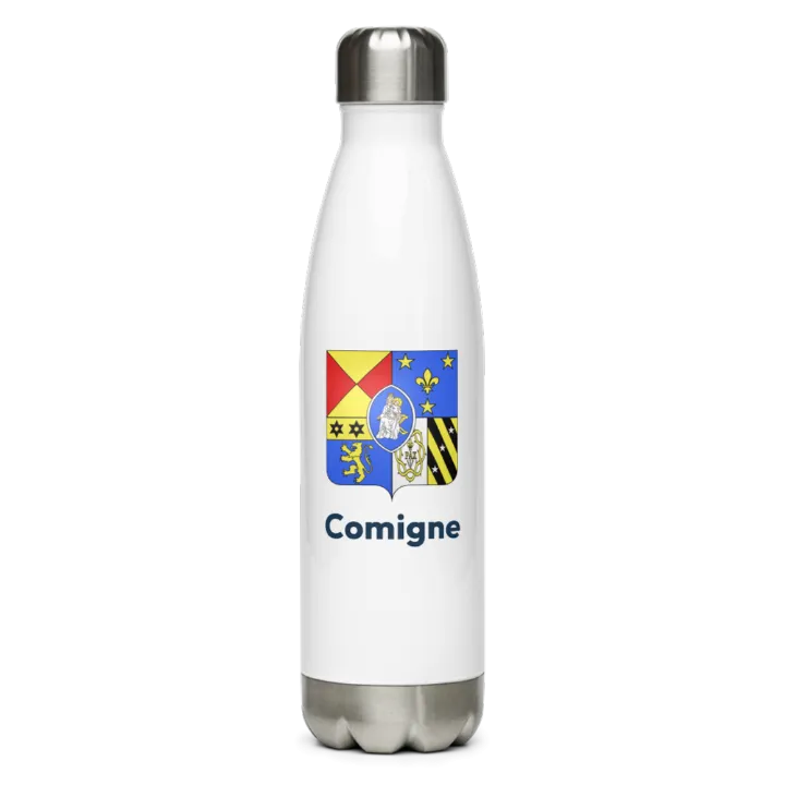 Gourde inox blason de Comigne