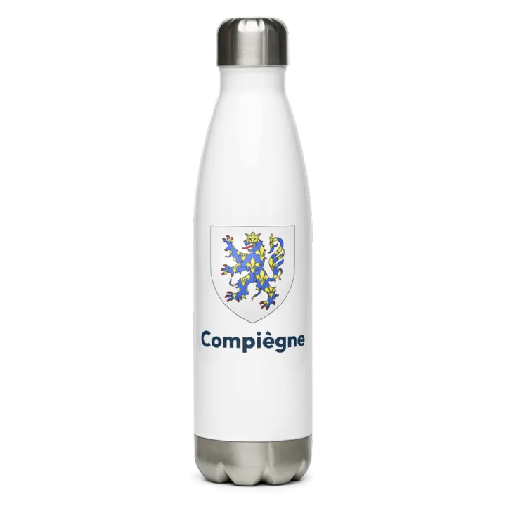 Gourde inox blason de Compiègne