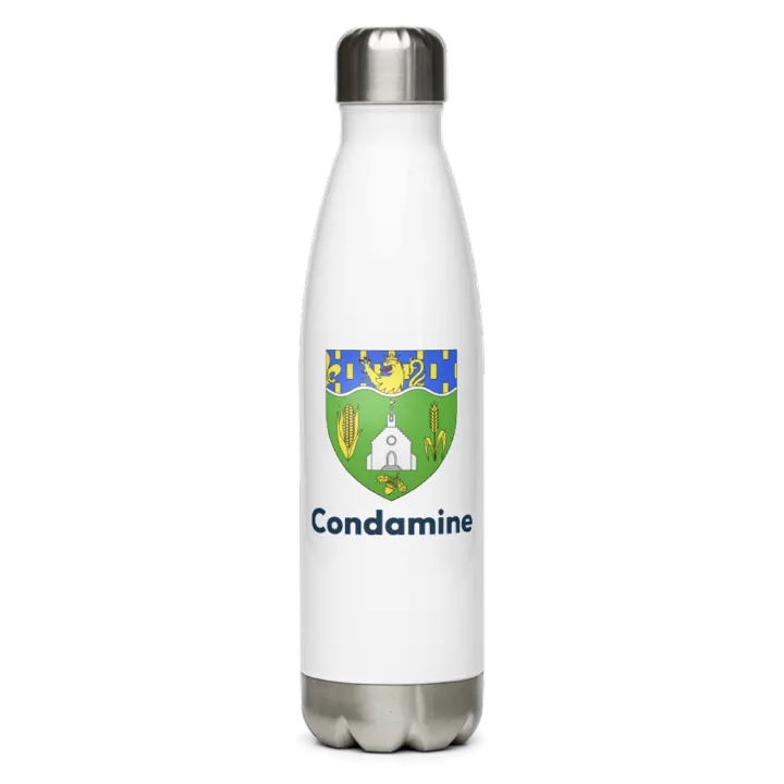 Gourde inox blason de Condamine
