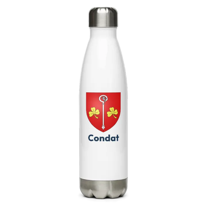 Gourde inox blason de Condat