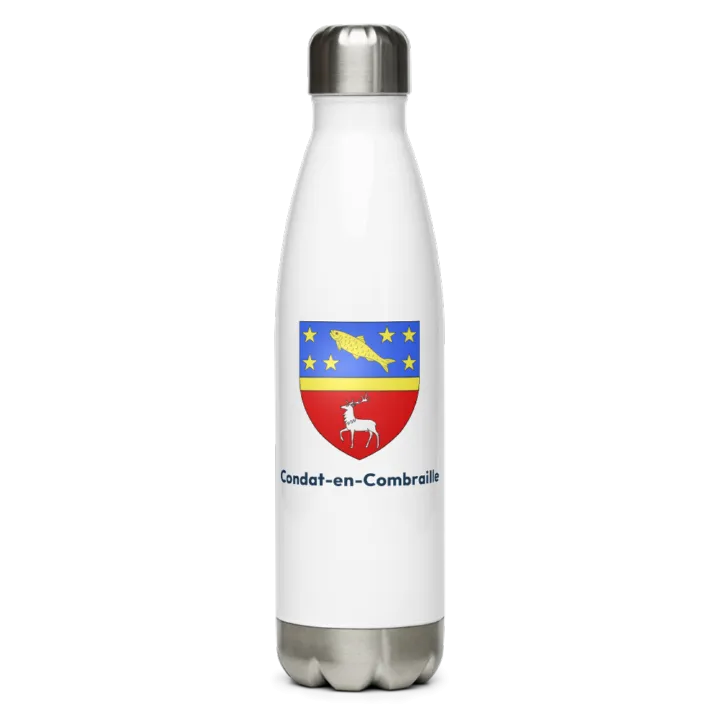 Gourde inox blason de Condat-en-Combraille