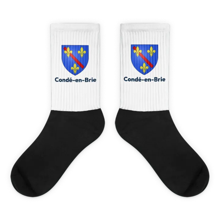 Chaussettes — blason de Condé-en-Brie