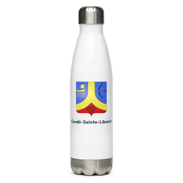 Gourde inox blason de Condé-Sainte-Libiaire